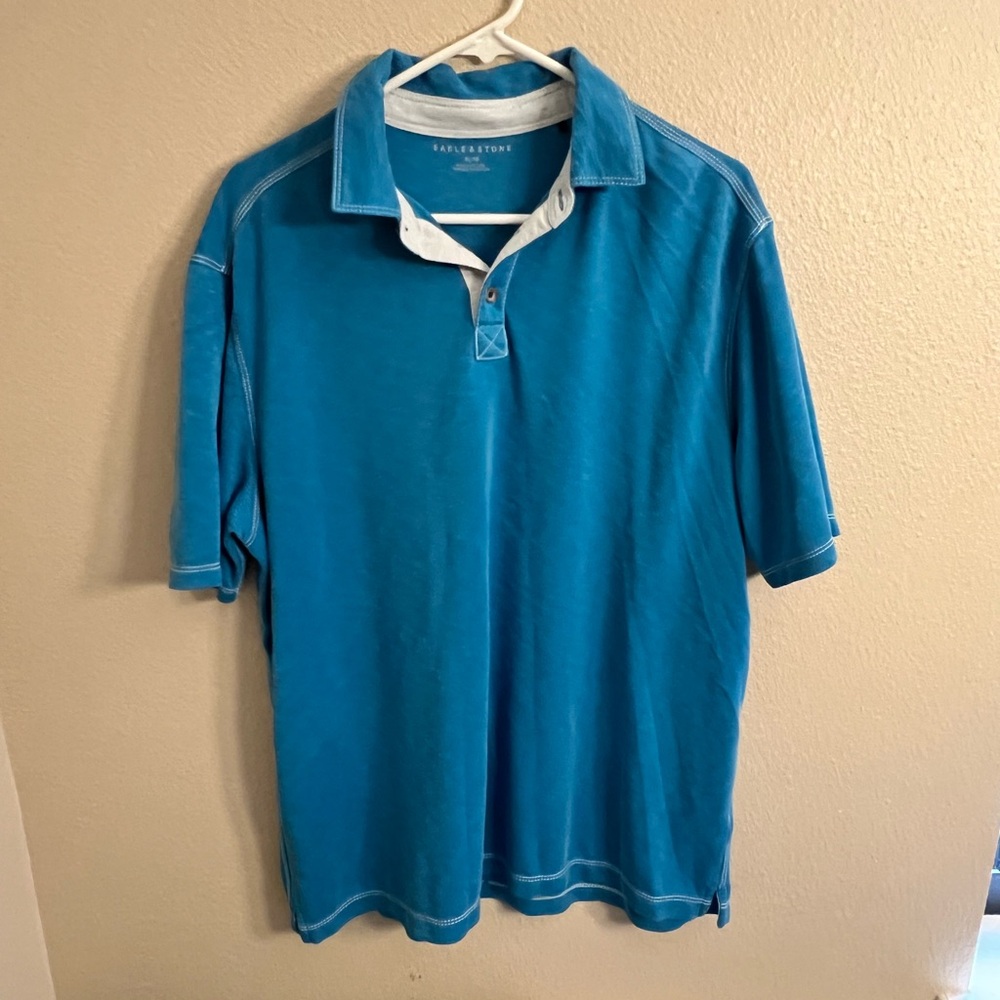 Blue XL short sleeve Sable & Stone shirt
